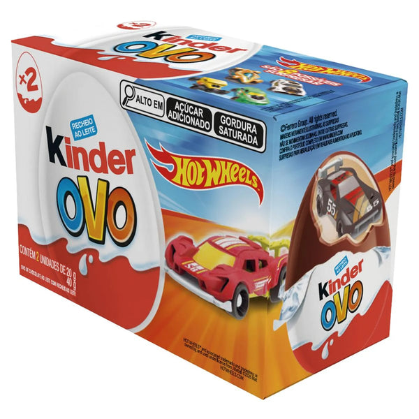 Kinder Ovo Hot Wheels Caixinha 40g