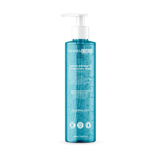 ESPUMA CREMOSA DE LIMPEZA DERMACHEM LABORATORY 240ML