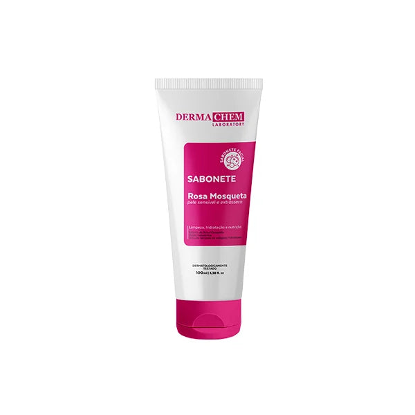 SABONETE FACIAL ROSA MOSQUETA DERMACHEM 100G