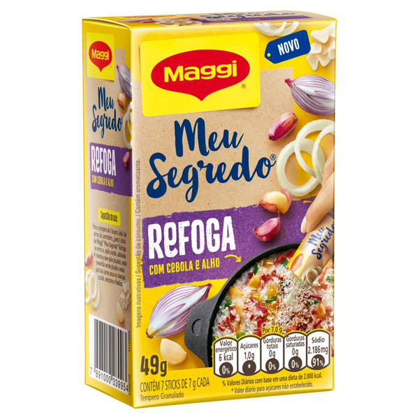 Tempero Maggi Meu Segredo Alho e Cebola 49g
