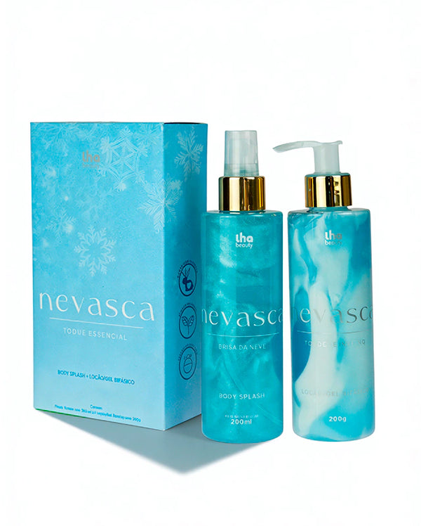 Kit Nevasca: Body Splash + Loção Hidratante THA BEAUTY