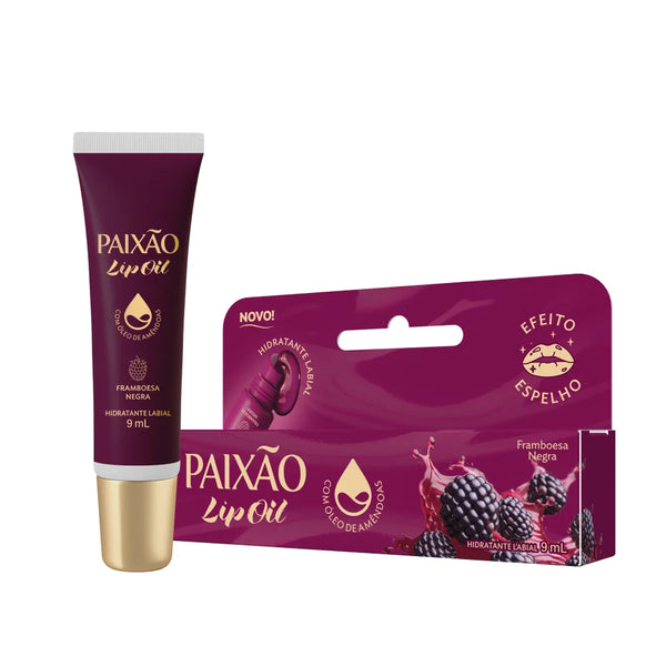 Hidratante Labial Lip Oil Paixão Framboesa Negra 9ml