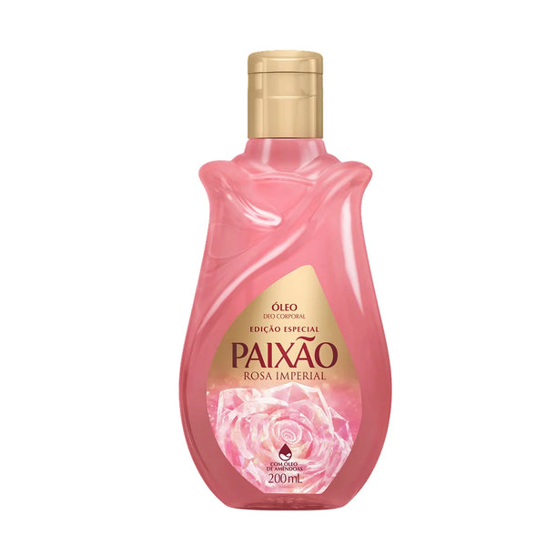 Óleo Corporal Paixão Edição Especial Rosa Imperial Ação Desodorante 200ml
