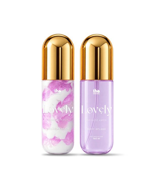 Kit Lovely: Body Splash + Loção Hidratante