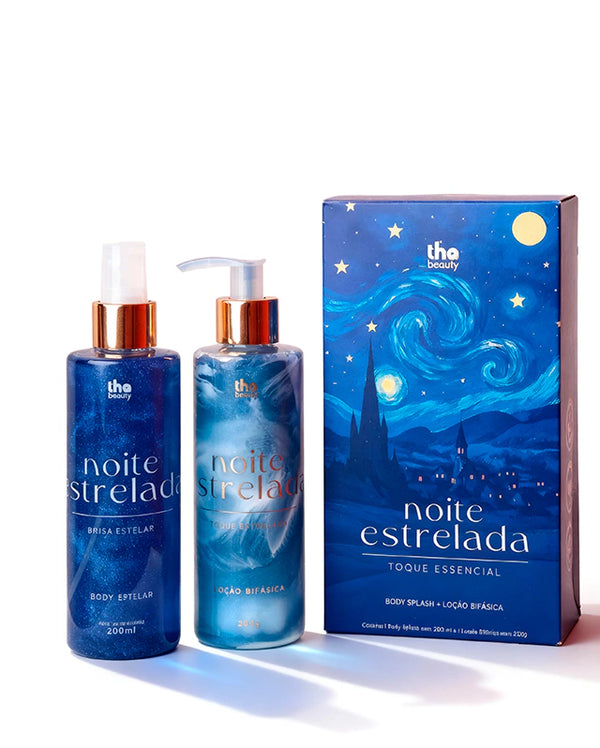 Kit Noite Estrelada Body Splash + Loção Bifásica THA BEAUTY