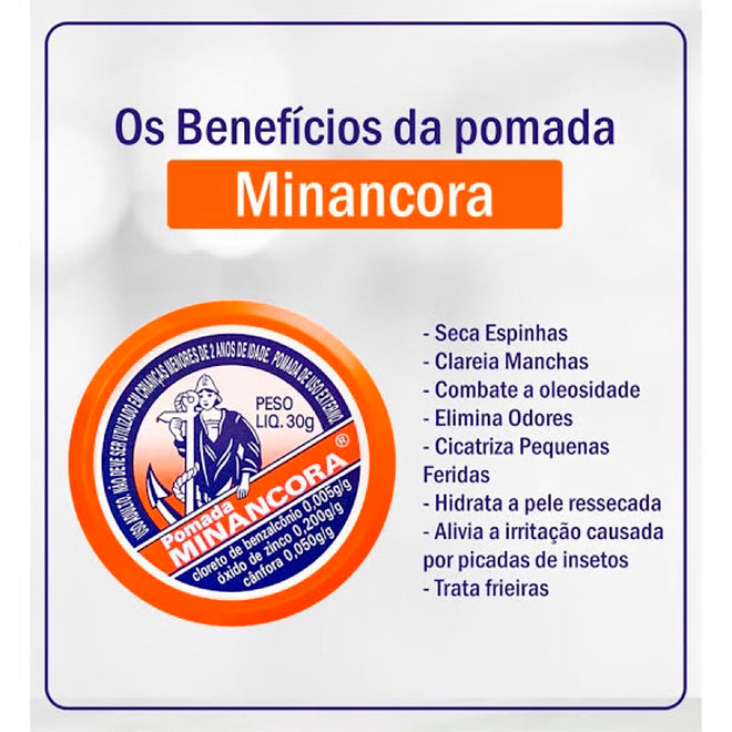 POMADA MINANCORA 30G