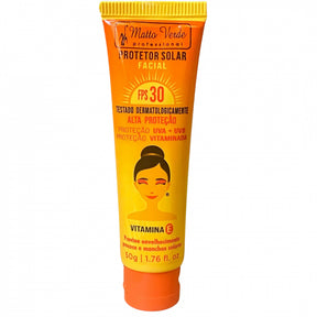 Protetor Solar Facial FPS 30 Matto Verde Bisnaga