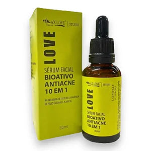 Sérum Facial Bioativo Antiacne 10 em 1 Max Love