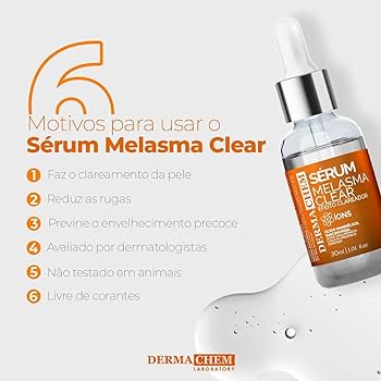 Derma Chem Serum Clareador ÁCIDO MANDÉLIDO E NIACINAMIDA  30ML