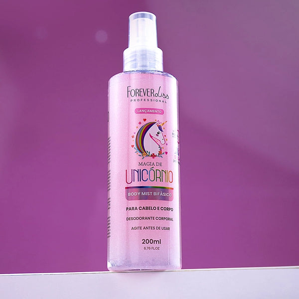 Body Splash Cabelo e Corpo Magia de Unicórnio 200ml – Forever Liss