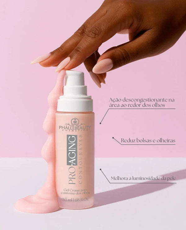 Gel Creme Para Contorno dos Olhos Pro-Aging PHÁLLEBEAUTY