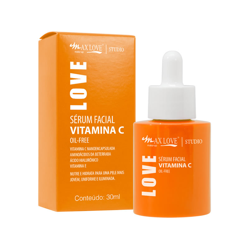 Serum Facial 10 em 1  Vitamina C - 30 ml - Max Love